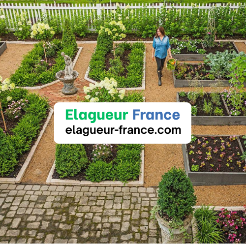 Jardinier Paysagiste disponible et sérieux pour vos travaux de jardin, parcs massifs de fleurs parterres élagage arbre branches haies arbustes société d'espace vert